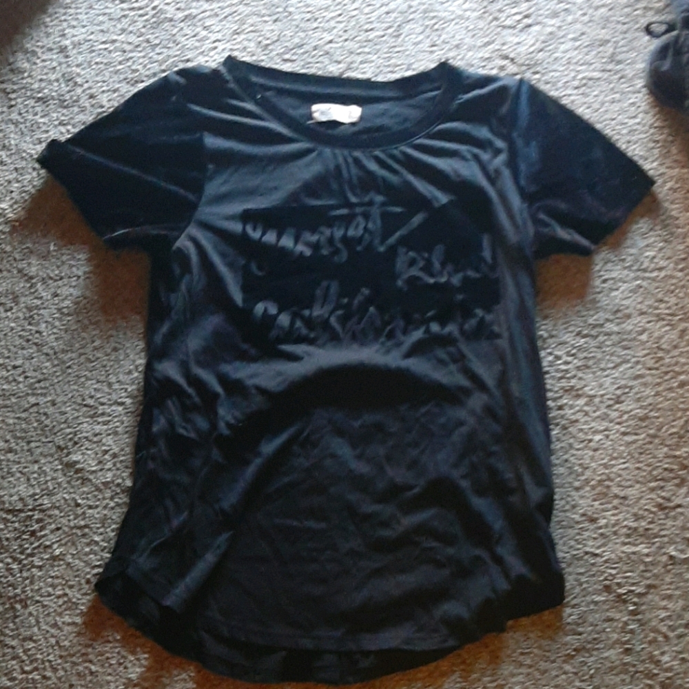 Hollister Black "Velvet" Tee